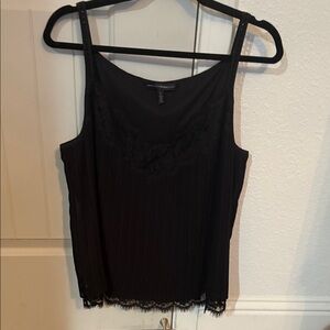 White House Black Market Black Lace Camisole